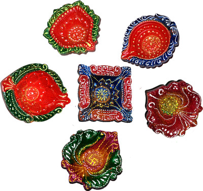 53% OFF on Dakshcraft Exquisite Hand Crafted Decorative Diwali Diya Terracotta Table Diya Set 53% OFF on Dakshcraft Exquisite Hand Crafted Decorative Diwali Diya Terracotta Table Diya Set
