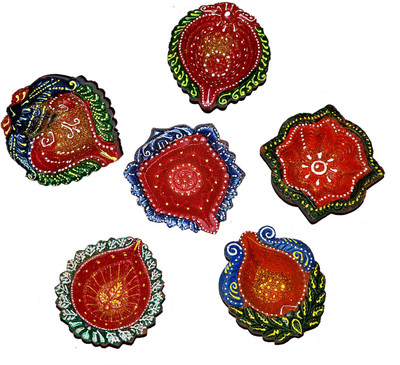 59% OFF on Dakshcraft Gorgeously Handmade Decorative Diwali Diya Terracotta Table Diya Set 59% OFF on Dakshcraft Gorgeously Handmade Decorative Diwali Diya Terracotta Table Diya Set
