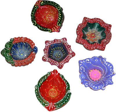 59% OFF on Dakshcraft Colorful Decorative Diwali for Celeberation Terracotta Table Diya Set 59% OFF on Dakshcraft Colorful Decorative Diwali for Celeberation Terracotta Table Diya Set