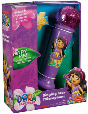 Fisher-Price Dora the Explorer Singing Star Microphone Fisher-Price Dora the Explorer Singing Star Microphone