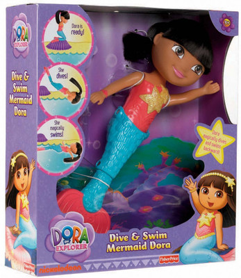 Fisher-Price Dora the Explorer Dive and Swim Mermaid Dora Fisher-Price Dora the Explorer Dive and Swim Mermaid Dora