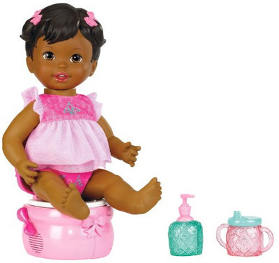 Mattel W4703 Little Mommy Princess and the Potty African American Doll Mattel W4703 Little Mommy Princess and the Potty African American Doll