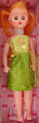 41% OFF on Charm Girl Doll with Dress In Green Long