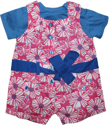50% OFF on FS Mini Klub Baby Girl's Dungaree