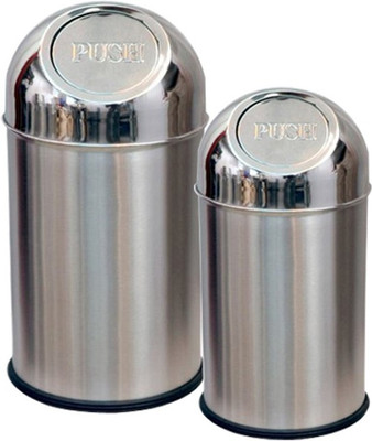 70% OFF on SSSilverware Stainless Steel Dustbin Steel, Pack of 2 70% OFF on SSSilverware Stainless Steel Dustbin Steel, Pack of 2