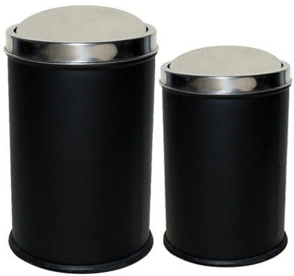 34% OFF on King International Hygeine 8x12=10x14 Black Swing bin Pair Stainless Steel Dustbin Black, Pack of 2 34% OFF on King International Hygeine 8x12=10x14 Black Swing bin Pair Stainless Steel Dustbin Black, Pack of 2