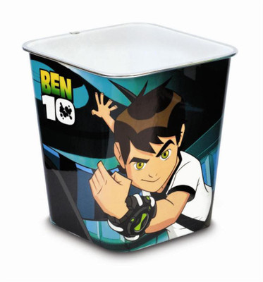 Ramson Square-Benten Plastic Dustbin Multicolor