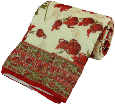 23% OFF on Sunshine Rajasthan Abstract Single Quilt