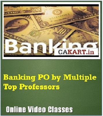 CAKART Banking PO by Multiple Top Professors Online Course