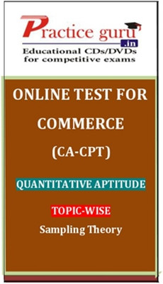 Practice Guru Commerce (CA - CPT) Quantitative Aptitude Topic-wise Sampling Theory Online Test Practice Guru Commerce (CA - CPT) Quantitative Aptitude Topic-wise Sampling Theory Online Test