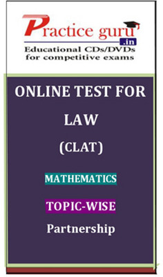 Practice Guru Law (CLAT) Mathematics Topic-wise Partnership Online Test