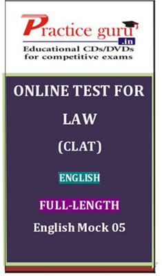 Practice Guru Law (CLAT) Full-length English Mock 05 Online Test