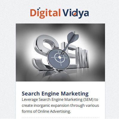 Digital Vidya Certified Search Engine Marketing Master (CSEMM) Certification Course Digital Vidya Certified Search Engine Marketing Master (CSEMM) Certification Course