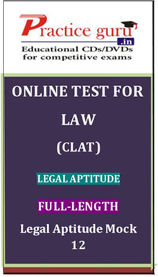 Practice Guru Law (CLAT) Legal Aptitude Full-length Legal Aptitude Mock 12 Online Test Practice Guru Law (CLAT) Legal Aptitude Full-length Legal Aptitude Mock 12 Online Test
