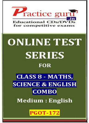 Practice Guru Series for Class 8 - Maths, Science & English Combo Online Test Practice Guru Series for Class 8 - Maths, Science & English Combo Online Test