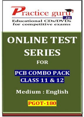 Practice Guru Series for PCB Combo Pack Class 11 & 12 Online Test
