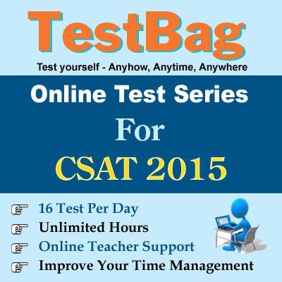 TestBag CSAT 2015 Online Test TestBag CSAT 2015 Online Test