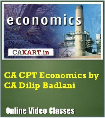 CAKART CA CPT Economics by CA Dilip Badlani Online Course