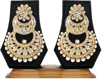 75% OFF on Ethnic Jewels Yellow Gold Plated Zircon Alloy Drop Earring 75% OFF on Ethnic Jewels Yellow Gold Plated Zircon Alloy Drop Earring