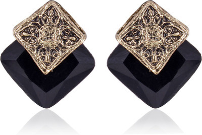 80% OFF on Cinderella Collection By Shining Diva Stunning Black Stone Alloy Stud Earring 80% OFF on Cinderella Collection By Shining Diva Stunning Black Stone Alloy Stud Earring