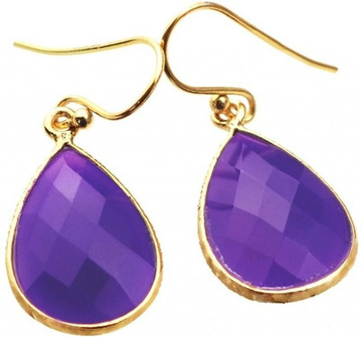 47% OFF on Exxotic Jewelz Rajwada Fashion 22K Yellow Gold Plated Silver Dangle Earring