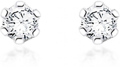 24% OFF on Taraash Round CZ Cubic Zirconia Sterling Silver Stud Earring 24% OFF on Taraash Round CZ Cubic Zirconia Sterling Silver Stud Earring