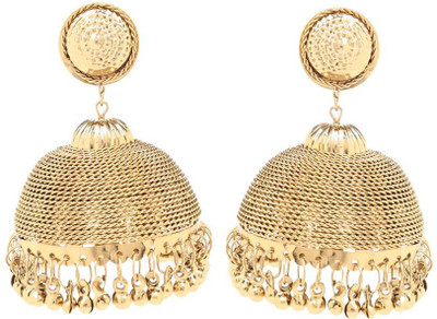 76% OFF on GoldNera Brass Plated Brass Jhumki Earring 76% OFF on GoldNera Brass Plated Brass Jhumki Earring