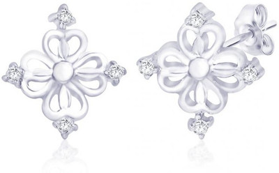 25% OFF on Taraash Floral CZ Stud Cubic Zirconia Sterling Silver Stud Earring 25% OFF on Taraash Floral CZ Stud Cubic Zirconia Sterling Silver Stud Earring