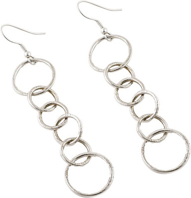 Jhumka Creations Spring Sparkle Silver Dangle Earring Jhumka Creations Spring Sparkle Silver Dangle Earring