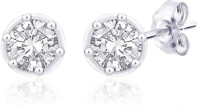 50% OFF on Signature Collection Jewellry Bollywood Designer Rhodium Plated 18 K Alloy Stud Earring