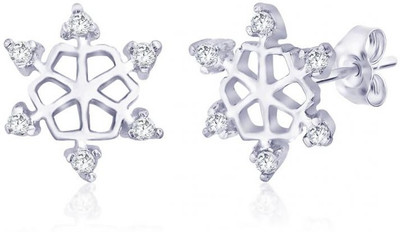 24% OFF on Taraash Floral CZ Stud Cubic Zirconia Sterling Silver Stud Earring 24% OFF on Taraash Floral CZ Stud Cubic Zirconia Sterling Silver Stud Earring