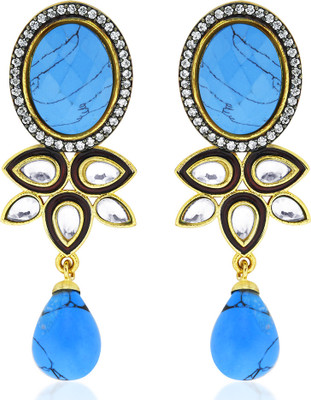 55% OFF on Peora Blue Fusion Vilandi Alloy Drop Earring