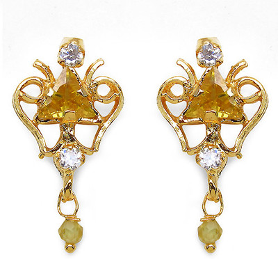 53% OFF on Johareez Fashion 14K Yellow Gold Plated Brass Drop Earring 53% OFF on Johareez Fashion 14K Yellow Gold Plated Brass Drop Earring