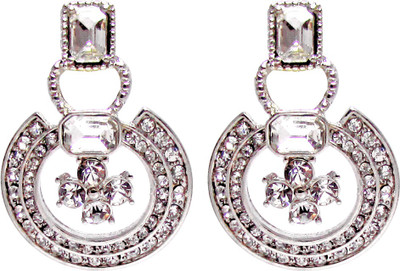 71% OFF on Jewelz Sweet Silver Brass Plated Metal Dangle Earring