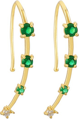 46% OFF on Auragram Elegant Huggie Cubic Zirconia Alloy Dangle Earring 46% OFF on Auragram Elegant Huggie Cubic Zirconia Alloy Dangle Earring