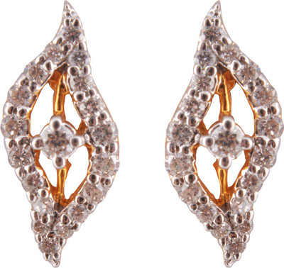 8% OFF on Saloni Jewels TA-223 18 K Diamond Gold Stud Earring