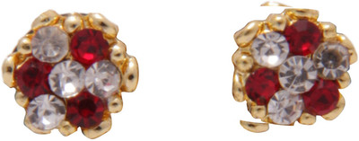 52% OFF on Veinice Er7143_Red Diamond Alloy Stud Earring