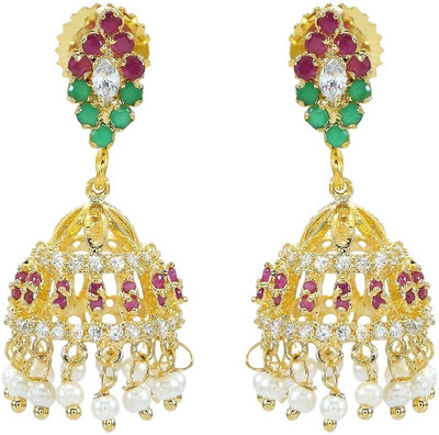 65% OFF on R S Jewels Gold Plated 22K Yellow Gold Plated Alloy Jhumki Earring 65% OFF on R S Jewels Gold Plated 22K Yellow Gold Plated Alloy Jhumki Earring