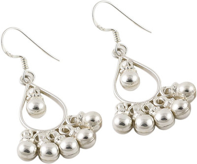 12% OFF on Jhumka Creations Spring Sparkle Silver Dangle Earring 12% OFF on Jhumka Creations Spring Sparkle Silver Dangle Earring