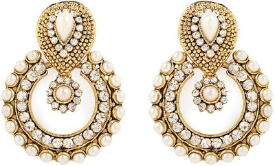 66% OFF on GoldNera Yellow Gold Plated Pearl Alloy Dangle Earring 66% OFF on GoldNera Yellow Gold Plated Pearl Alloy Dangle Earring