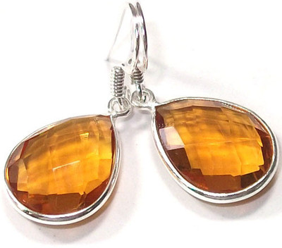 28% OFF on Sukhmani Handmade Silver Earrings In Yellow-ER-4870B Silver Plated Colored Glass Silver Drop Earring 28% OFF on Sukhmani Handmade Silver Earrings In Yellow-ER-4870B Silver Plated Colored Glass Silver Drop Earring