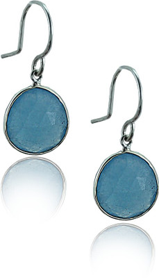 69% OFF on Style A Bit Oval Gemmies Chalcedony Sterling Silver Dangle Earring