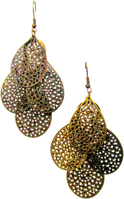 70% OFF on Pllanet Gold Alloy, Brass Dangle Earring