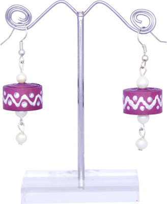 Kalarasika Drum Paper Dangle Earring Kalarasika Drum Paper Dangle Earring