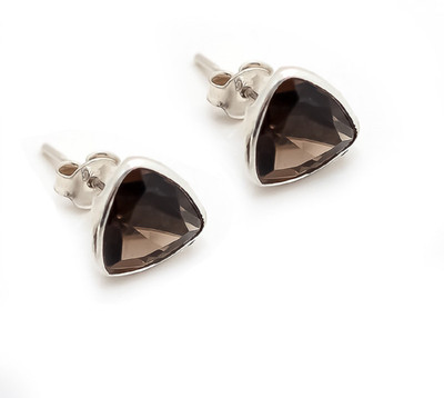 59% OFF on Kirti Gems Vintage Style Quartz Sterling Silver Stud Earring