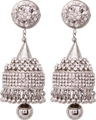 50% OFF on Vendee Fashion Silver Party wear Alloy Jhumki Earring 50% OFF on Vendee Fashion Silver Party wear Alloy Jhumki Earring