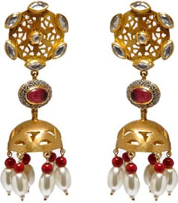Treta The Enthinicity Sterling Silver Jhumki Earring