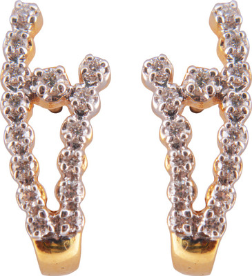 8% OFF on Saloni Jewels VA-37 18 K Diamond Gold Stud Earring