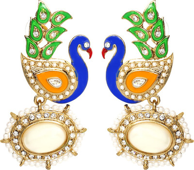 20% OFF on Fida Classic Peacock Copper Drop Earring 20% OFF on Fida Classic Peacock Copper Drop Earring