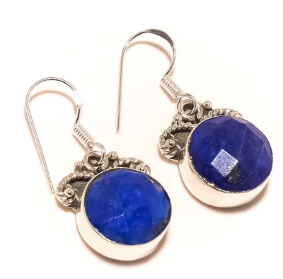 55% OFF on Kirti Gems Lapis Lazuli Sterling Silver Dangle Earring